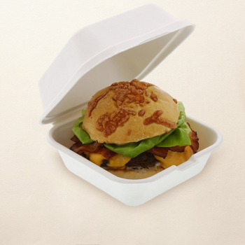  Bagasse Fiber 450ML Burger Box