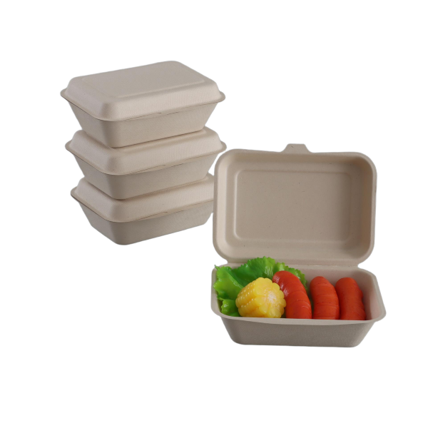 Bagasse Fiber Lunch Box 800ML